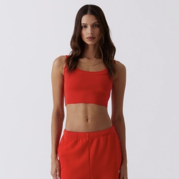 Kith Tops - Kith Terra Tank Cinnabar Red Medium NWOT